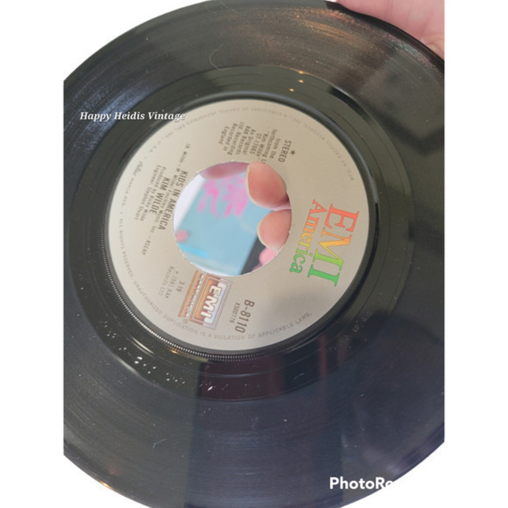 Kim‎ Wild Kids in America, Vinyl 45 1982, EMI America Record 80 Music - Picture 8 of 9